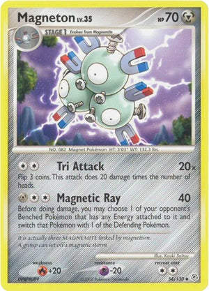 Pokemon TCG - Diamond & Pearl - Magneton - 54/130 - Reverse Holofoil