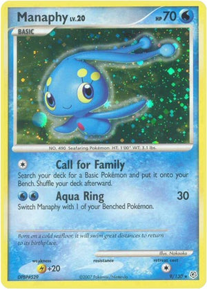 Pokemon TCG - Diamond & Pearl - Manaphy - 9/130 - Holofoil