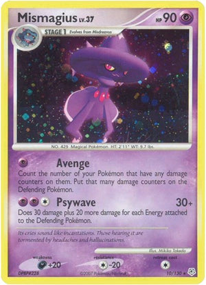 Pokemon TCG - Diamond & Pearl - Mismagius - 10/130 - Reverse Holofoil
