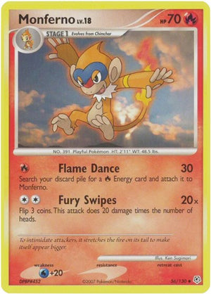 Pokemon TCG - Diamond & Pearl - Monferno - 56/130