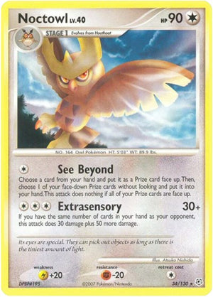 Pokemon TCG - Diamond & Pearl - Noctowl - 34/130