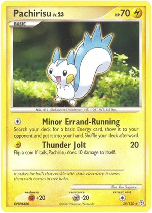 Pokemon TCG - Diamond & Pearl - Pachirisu - 35/130
