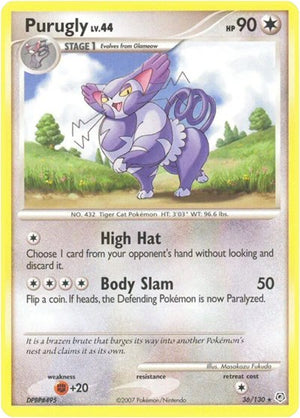 Pokemon TCG - Diamond & Pearl - Purugly - 36/130