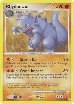 Pokemon TCG - Diamond & Pearl - Rhydon - 60/130