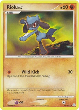 Pokemon TCG - Diamond & Pearl - Riolu - 61/130