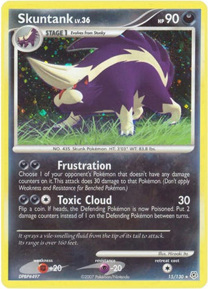 Pokemon TCG - Diamond & Pearl - Skuntank - 15/130 - Holofoil