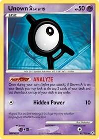 Pokemon TCG - Diamond & Pearl - Unown - 65/130 - Reverse Holofoil