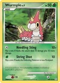 Pokemon TCG - Diamond & Pearl - Wurmple - 104/130