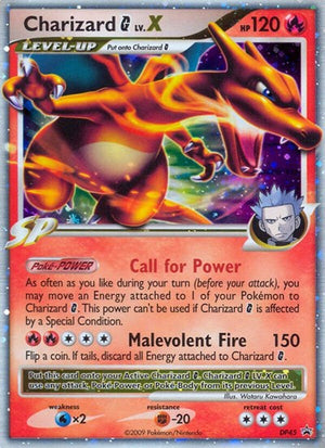 Pokemon TCG - DP Promos - Charizard G LV.X - DP45 - DP45 - Holofoil