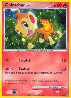 Pokemon TCG - DP Promos - Chimchar - DP02 - DP02 - Holofoil