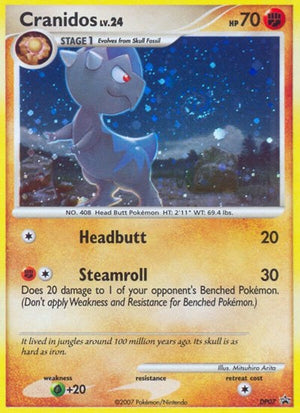 Pokemon TCG - DP Promos - Cranidos - DP07 - DP07 - Holofoil