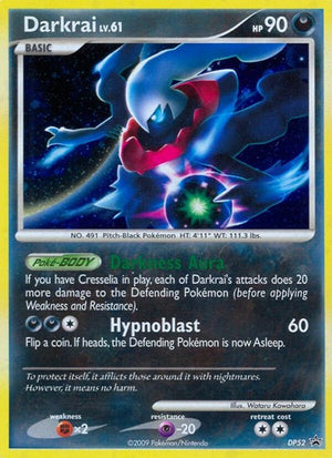 Pokemon TCG - DP Promos - Darkrai - DP52 - DP52 - Holofoil