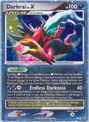 Pokemon TCG - DP Promos - Darkrai LV.X - DP19 - DP19 - Holofoil