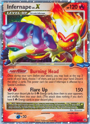Pokemon TCG - DP Promos - Infernape LV.X - DP10 - DP10 - Holofoil