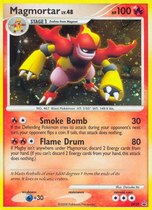 Pokemon TCG - DP Promos - Magmortar - DP20 - DP20 - Holofoil