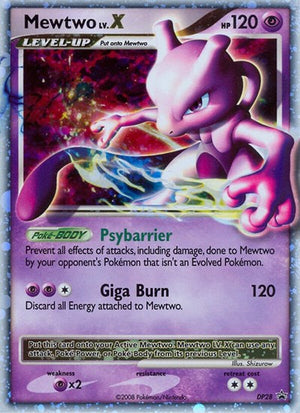 Pokemon TCG - DP Promos - Mewtwo LV.X - DP28 - DP28 - Holofoil
