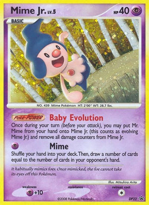 Pokemon TCG - DP Promos - Mime Jr. - DP22 - DP22 - Holofoil