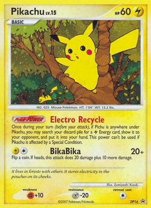 Pokemon TCG - DP Promos - Pikachu - DP16 - DP16 - Holofoil
