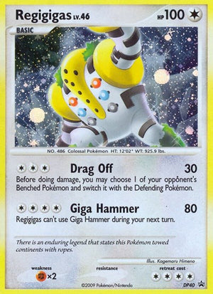 Pokemon TCG - DP Promos - Regigigas - DP40 - DP40 - Holofoil