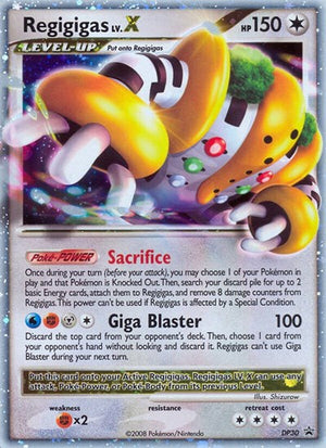 Pokemon TCG - DP Promos - Regigigas LV.X - DP30 - DP30 - Holofoil