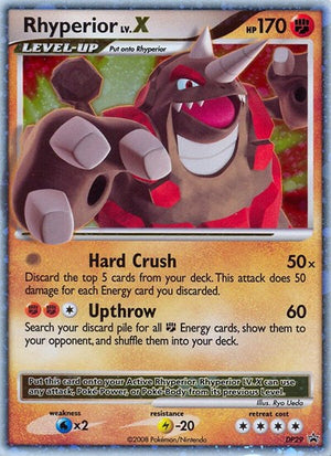 Pokemon TCG - DP Promos - Rhyperior LV.X - DP29 - DP29 - Holofoil