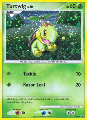 Pokemon TCG - DP Promos - Turtwig - DP01 - DP01 - Holofoil