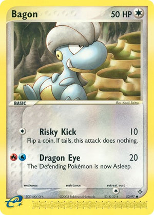 Pokemon TCG - EX Dragon - Bagon - 50/97 - Reverse Holofoil