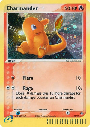 Pokemon TCG - EX Dragon - Charmander - 98/97 - Holofoil