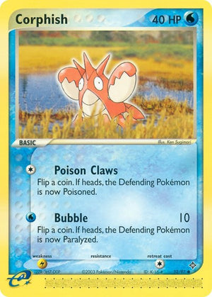 Pokemon TCG - EX Dragon - Corphish - 52/97