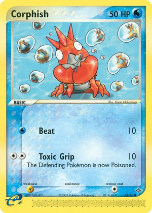 Pokemon TCG - EX Dragon - Corphish - 54/97