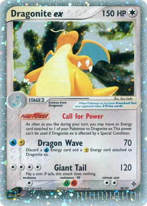 Pokemon TCG - EX Dragon - Dragonite ex - 90/97 - Holofoil