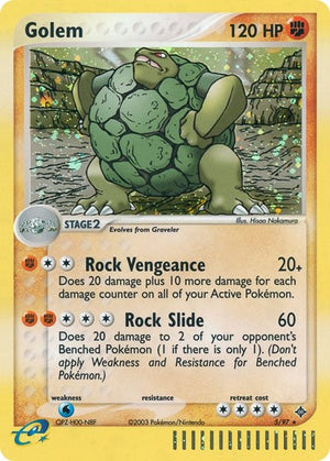 Pokemon TCG - EX Dragon - Golem - 5/97 - Holofoil