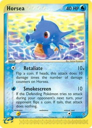 Pokemon TCG - EX Dragon - Horsea - 33/97