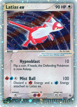 Pokemon TCG - EX Dragon - Latias ex - 93/97 - Holofoil