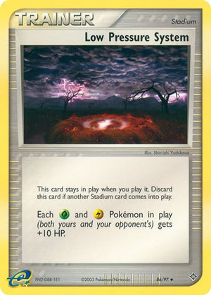 Pokemon TCG - EX Dragon - Low Pressure System - 86/97 - Reverse Holofoil