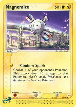 Pokemon TCG - EX Dragon - Magnemite - 62/97