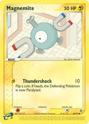 Pokemon TCG - EX Dragon - Magnemite - 63/97