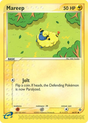 Pokemon TCG - EX Dragon - Mareep - 64/97