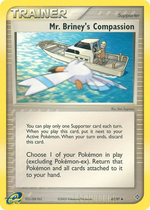Pokemon TCG - EX Dragon - Mr. Briney's Compassion - 87/97 - Reverse Holofoil