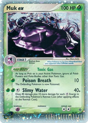 Pokemon TCG - EX Dragon - Muk ex - 96/97 - Holofoil