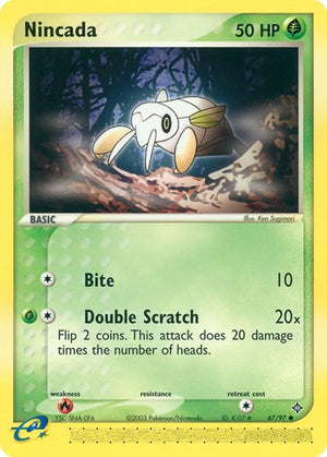 Pokemon TCG - EX Dragon - Nincada - 67/97