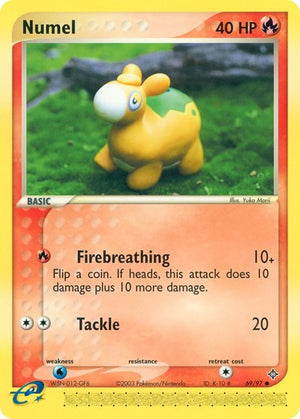 Pokemon TCG - EX Dragon - Numel - 69/97