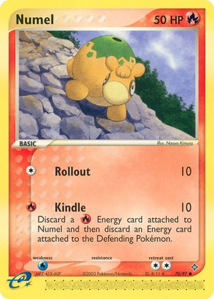 Pokemon TCG - EX Dragon - Numel - 70/97 - Reverse Holofoil