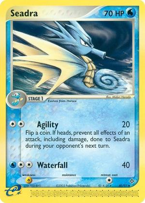 Pokemon TCG - EX Dragon - Seadra - 40/97 - Reverse Holofoil