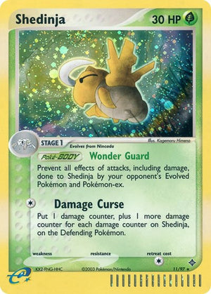 Pokemon TCG - EX Dragon - Shedinja - 11/97 - Holofoil