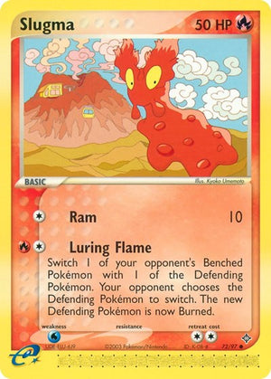 Pokemon TCG - EX Dragon - Slugma - 72/97