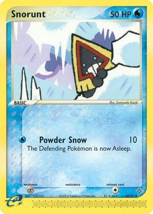Pokemon TCG - EX Dragon - Snorunt - 44/97 - Reverse Holofoil