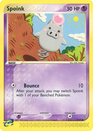 Pokemon TCG - EX Dragon - Spoink - 73/97