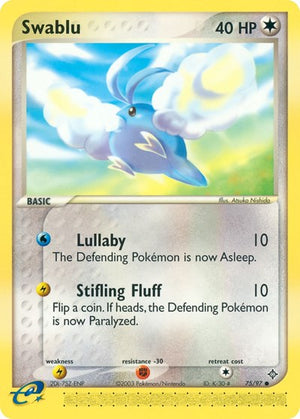 Pokemon TCG - EX Dragon - Swablu - 75/97