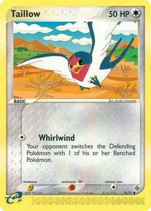 Pokemon TCG - EX Dragon - Taillow - 76/97